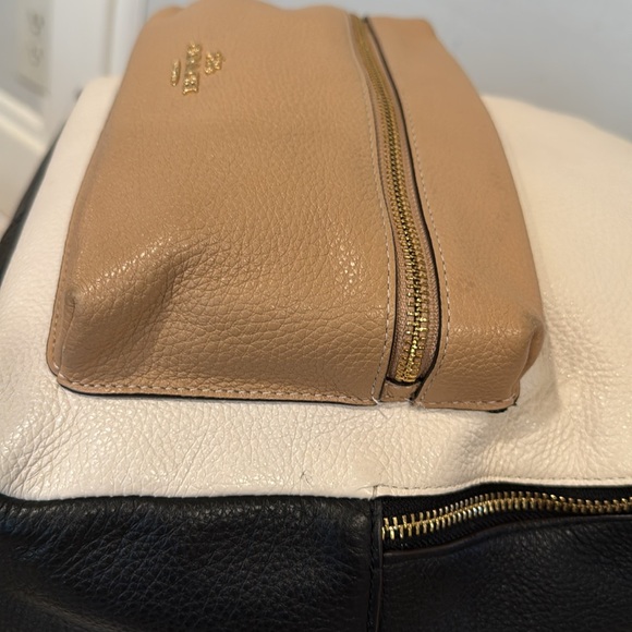 Coach Colorblock Charlie Pebbled Leather Backpack - Picture 15 of 17